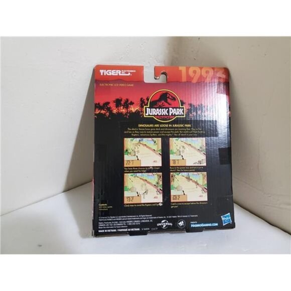 Retro-inspired Tiger Electronics Jurassic Park Electronic LCD Video Game - Picture 9 of 10
